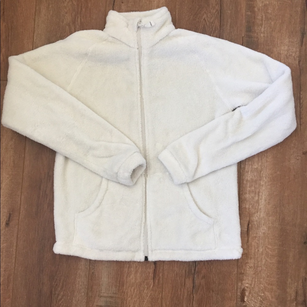 Super soft white fleece